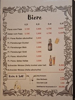 Biere, Wein und Sekt