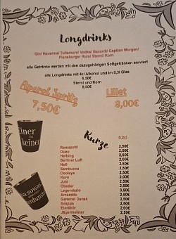 Longdrinks & Kurze